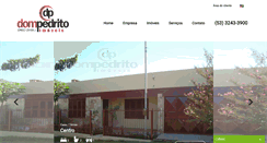 Desktop Screenshot of dompedritoimoveis.com.br